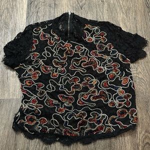 Vintage lace top